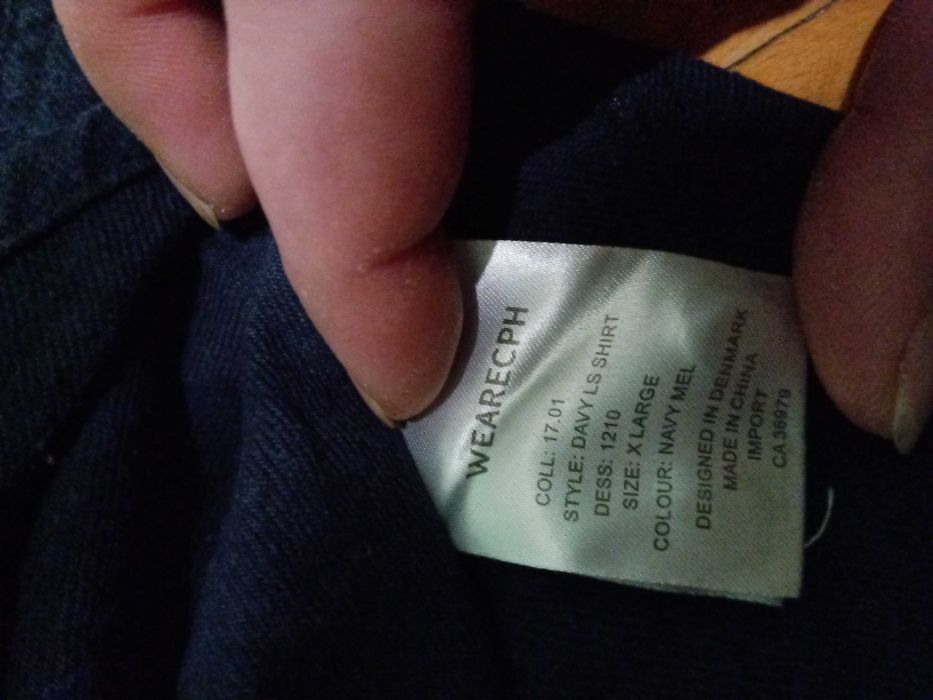 Сорочка темно-синій колір