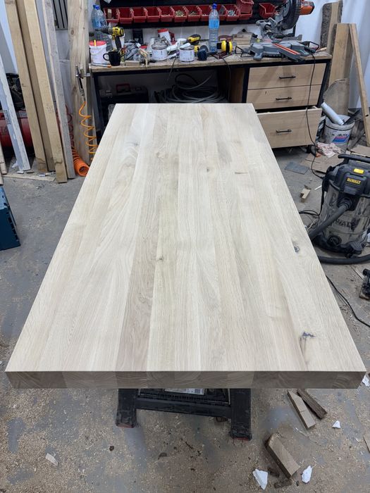 Dębowy blat drewniany