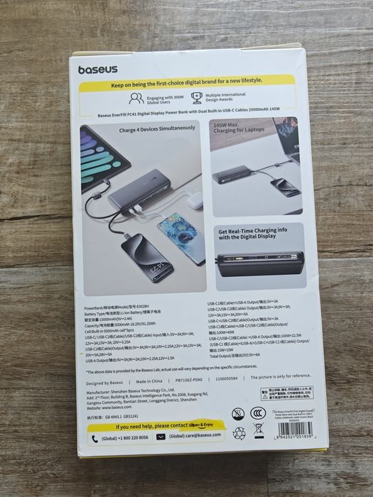 Powerbank Baseus EnerFill FC41 145w 25000mAh