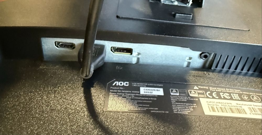 Ecrã AOC c32g2ze/bk