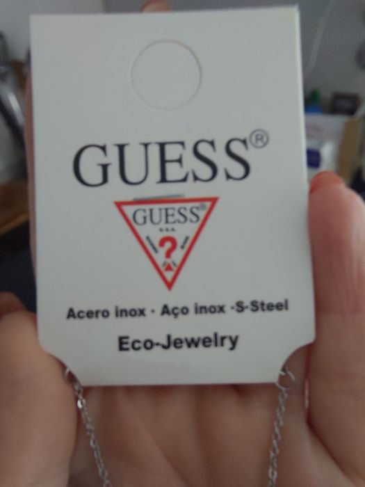 Pulseira Guess aço prateado