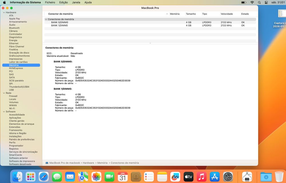 MacBook Pro 13” 2017 | i5 3.1GHz | 8GB | 256GB | Bateria nova