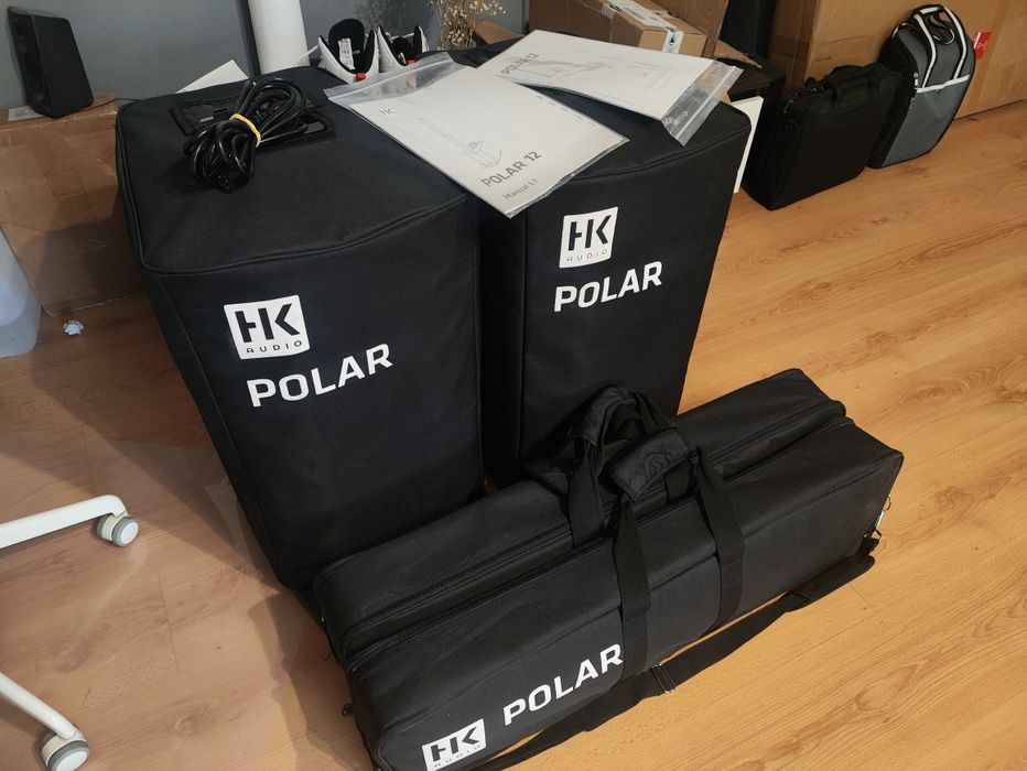 Aktywny zestaw słupkowy kolumny głosniki słupkowe HK Polar 12