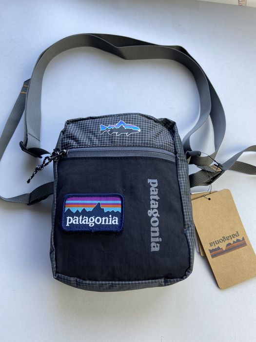 Сумка Patagonia месенджер бананка через плече патагонія + стікери