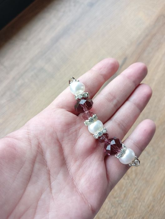 Bransoletka damska na rzemyku