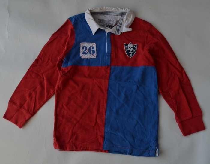Tu Bluzka Bluza POLO 128cm 8lat CUDO