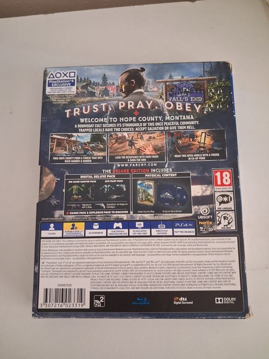 Far Cry 5 Deluxe Edition  Ps4