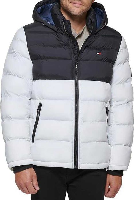 Чоловіча куртка-пуховик Tommy Hilfiger с капюшоном оригінал