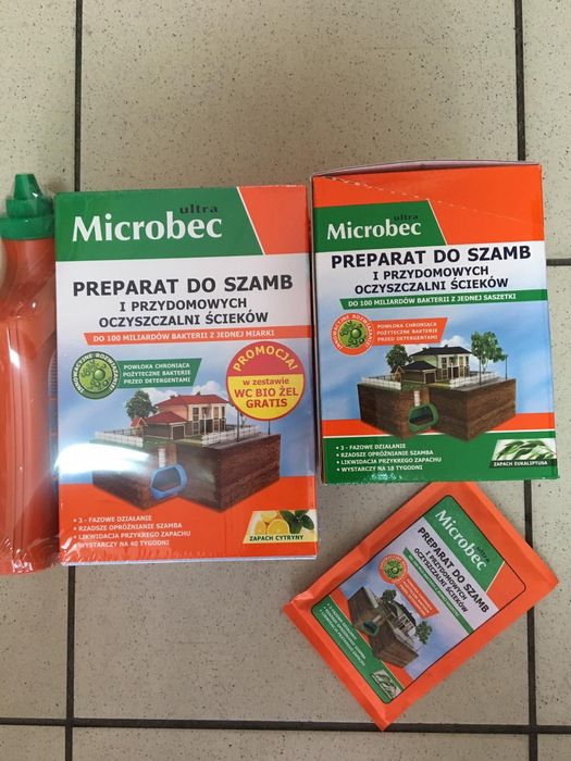Засіб для вигрібних ям . Мікробек . Бактеріі . Біопрепарат для септика