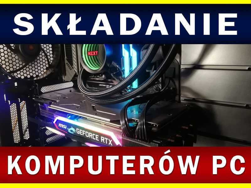 Serwis naprawa modernizacja rozbudowa składanie laptopów komputerów PC