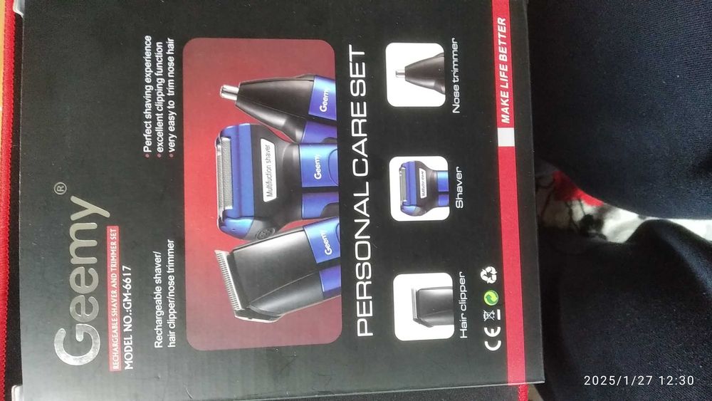 Набір для догляду за обличям і волосям 3в1