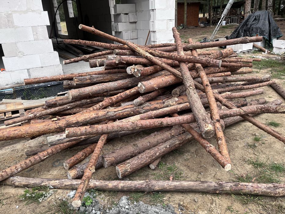 Stemple budowlane kołki świerk sosna grube