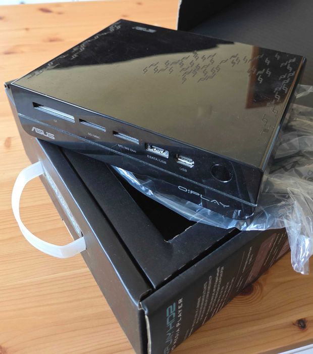 Asus O!Play HD2 Media Player / Box HDMI - Usada na caixa original, a funcionar