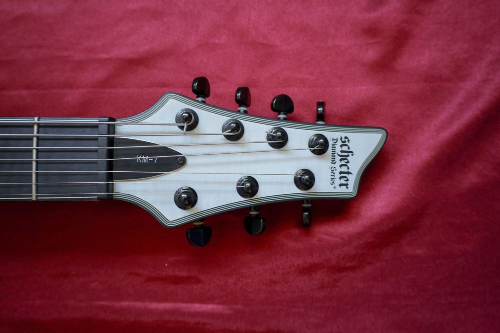 Schecter KM7 2014 Trans white