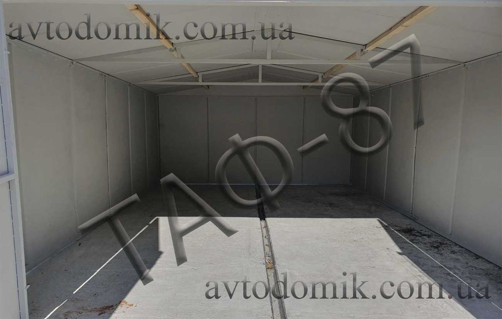 Продам металлический гараж, покрашен, металл 1,2 мм толщина