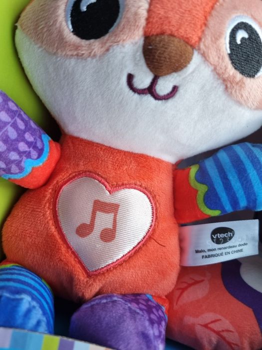 Lis Pluszak interaktywny śpiący lis szumiś Malo Vtech