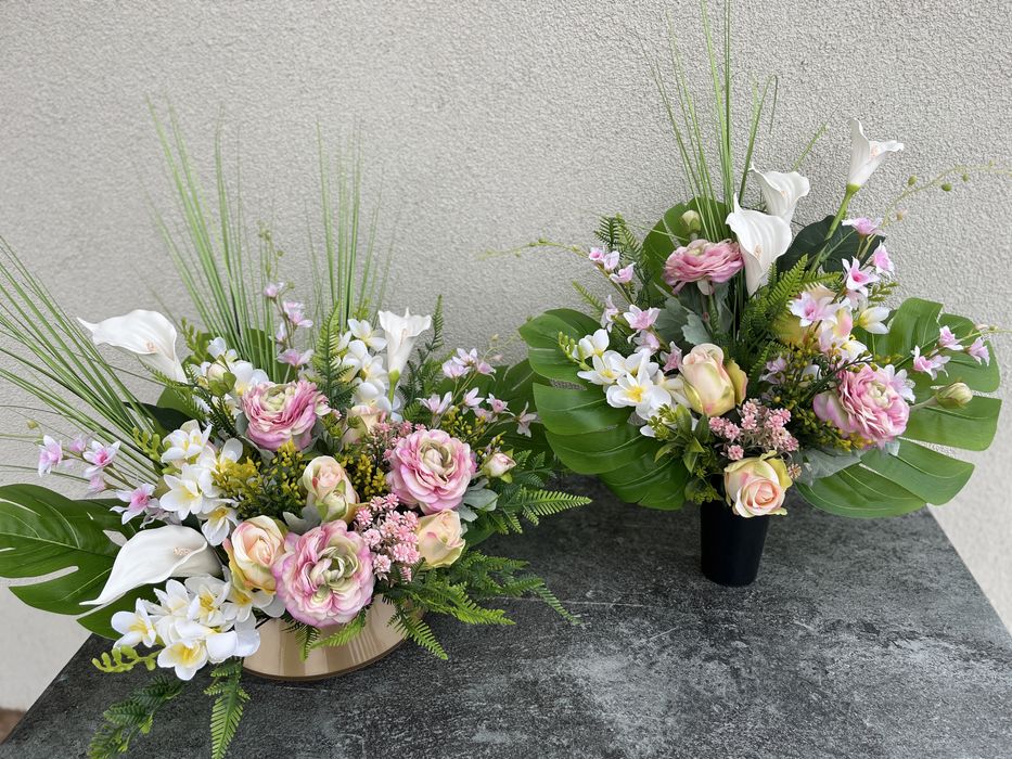 Komplet na grób woosenny premium Wiązanka