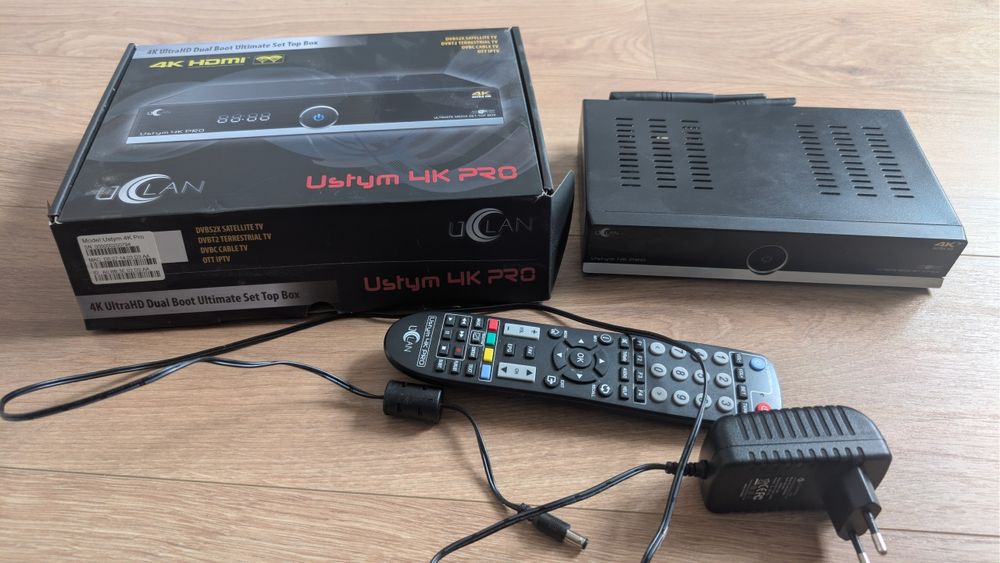 Sprzedam dekoder / tuner satelitarny 4K Uclan Ustym 4K PRO.