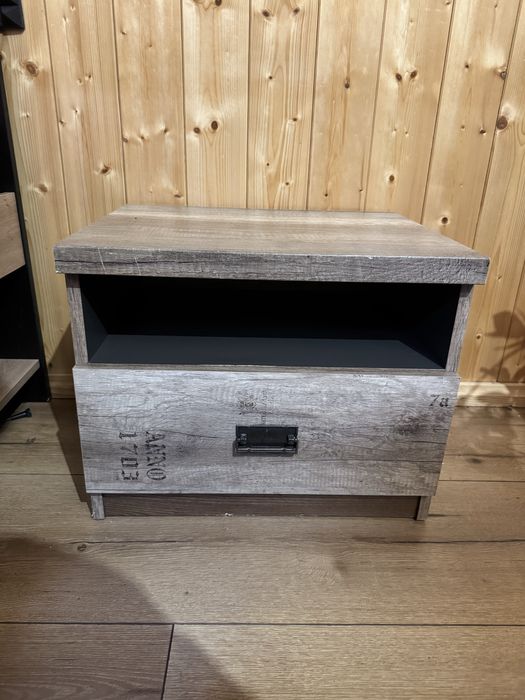 Zestaw mebli Black Red White MALCOLM