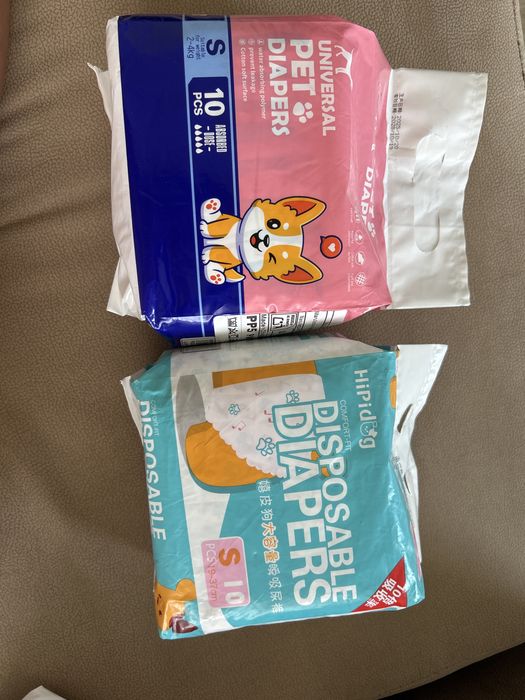 Fraldas para cão pequeno porte tamanho S