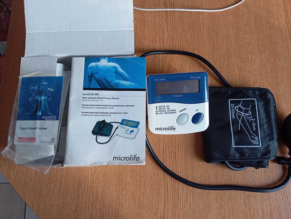 Измеритель артериального давления (тонометр) Mikrolife BP 2810
