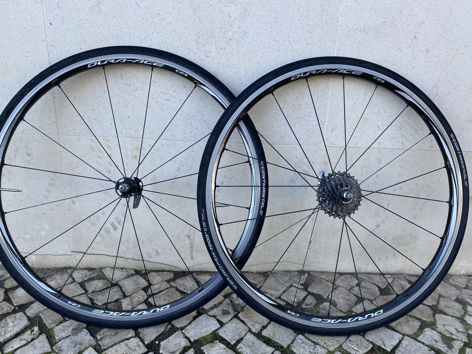 Rodas de estrada Shimano Dura-ace - Carbono, como novas