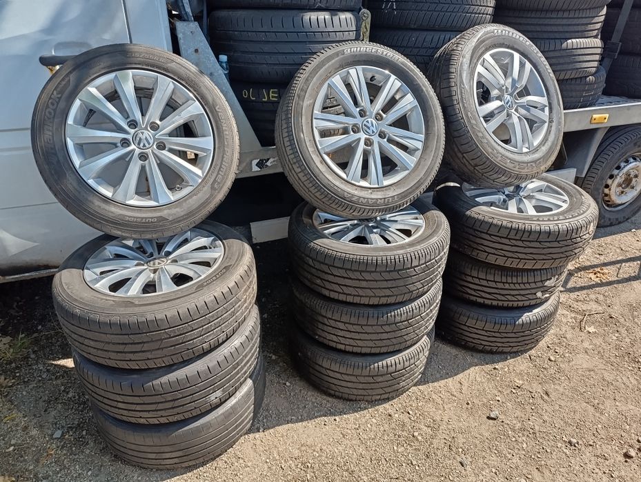 Диски з колесами wv 5/112/r16,Golf 4/5/6/7/8,Pasat B5/6/7/8,Caddy Toura Skoda, Octavia,super BTiguan,8mm літо,