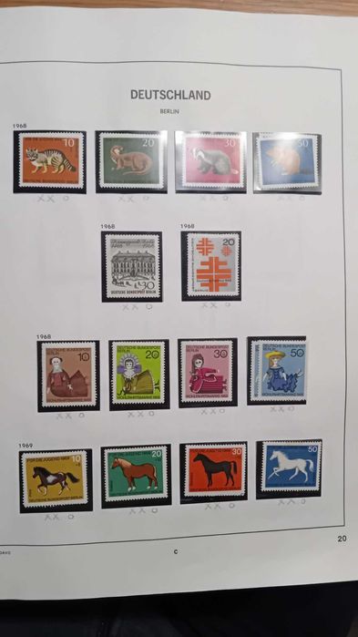 Sprzedam znaczki z Berlina Zachodniego