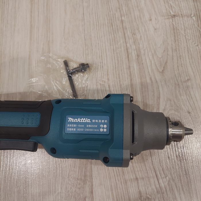 Акумуляторна пряма шліфмашина (гравер) під АКБ Makita 18V