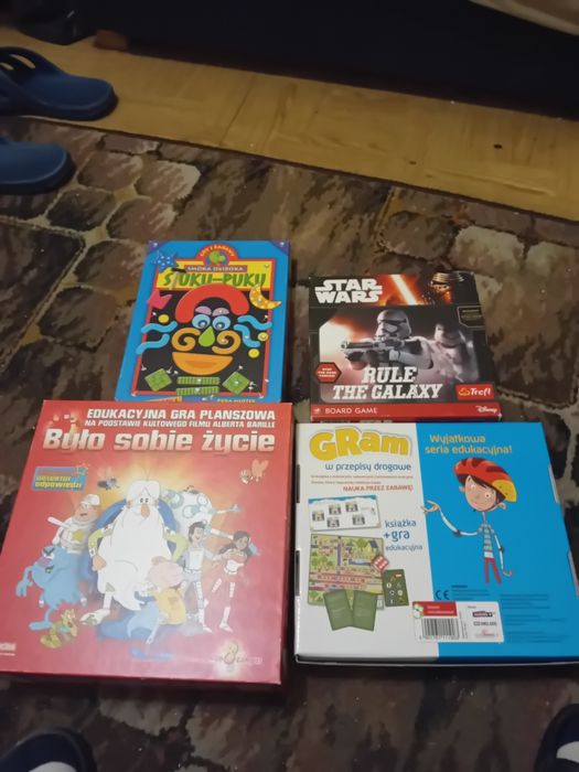 Gry planszowe 4 sztuki