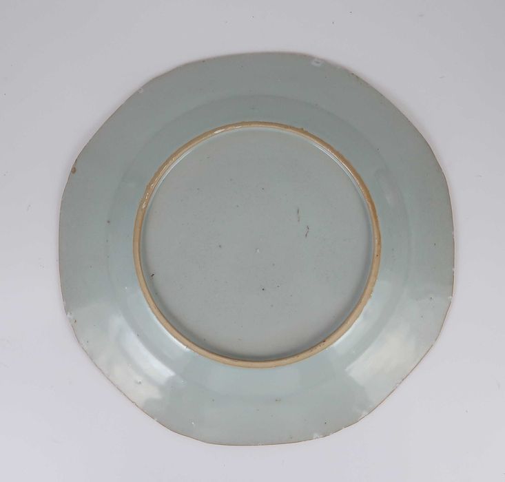 Prato Octogonal Porcelana da China Companhia da Índias