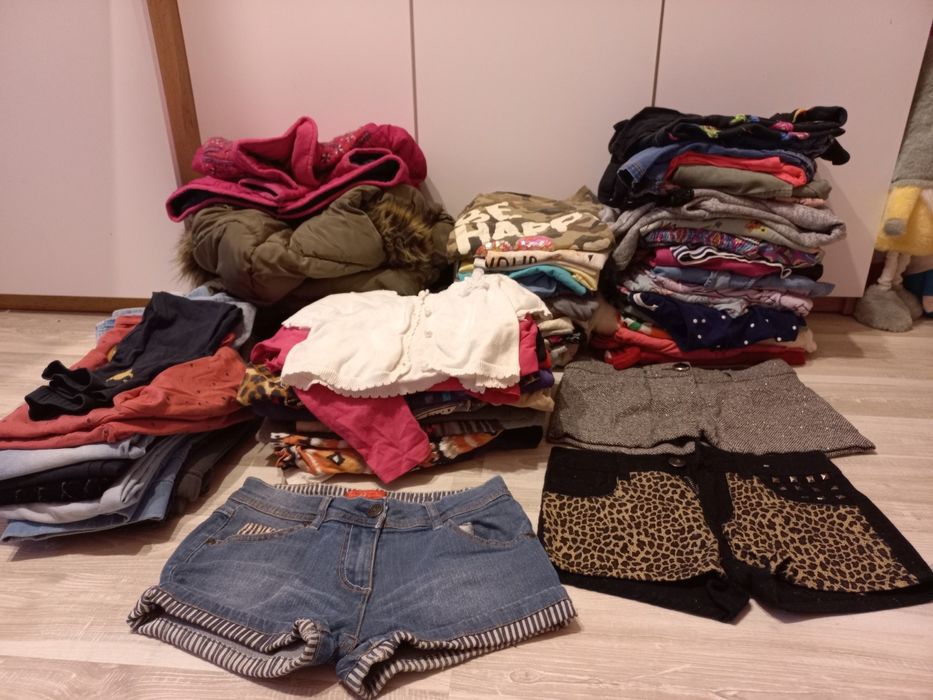 Ubrania(paka) dla dziewczynki 128-134