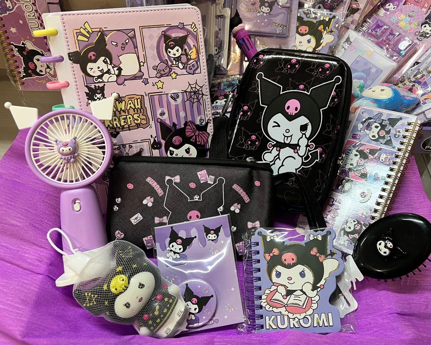 Куромі Kuromi іграшка, подарунковий набір, канцелярія та аксесуари