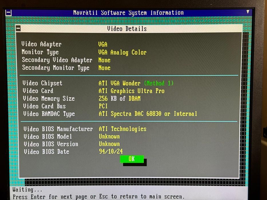 Retro karta graficzna ATI MACH32 2mb PCI