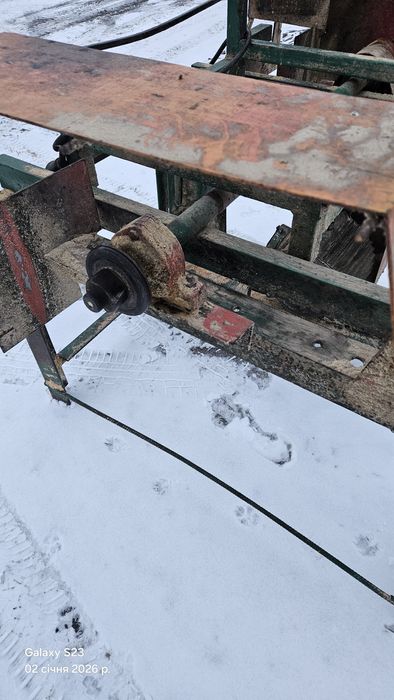 Верстат деревообробний, торцовочний, 1200мм для палетної дошки