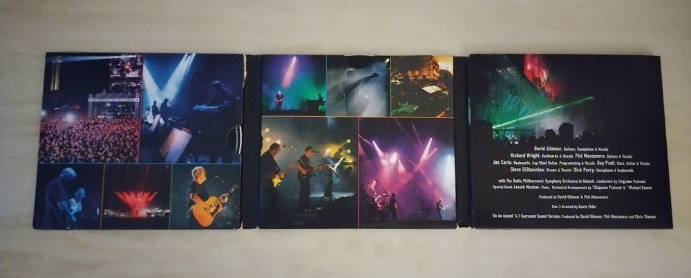 David Gilmour live at Gdansk 4 Disc edition raridade -muito bom!-