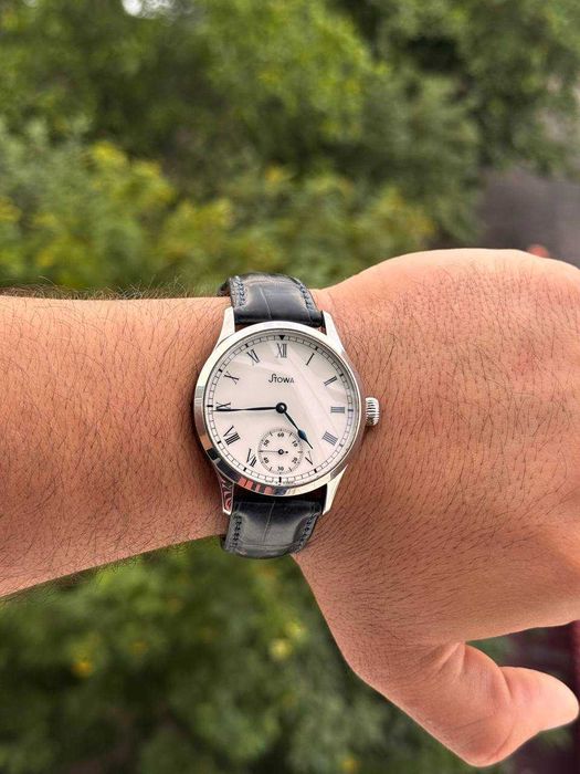 Продам часы STOWA Marine Original на аллигаторе ! OLD LOGO , Редкие !