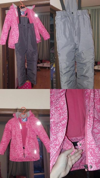 Зимовий комбінезон на дівчинку, зимовий костюм,зимова куртка та комбез