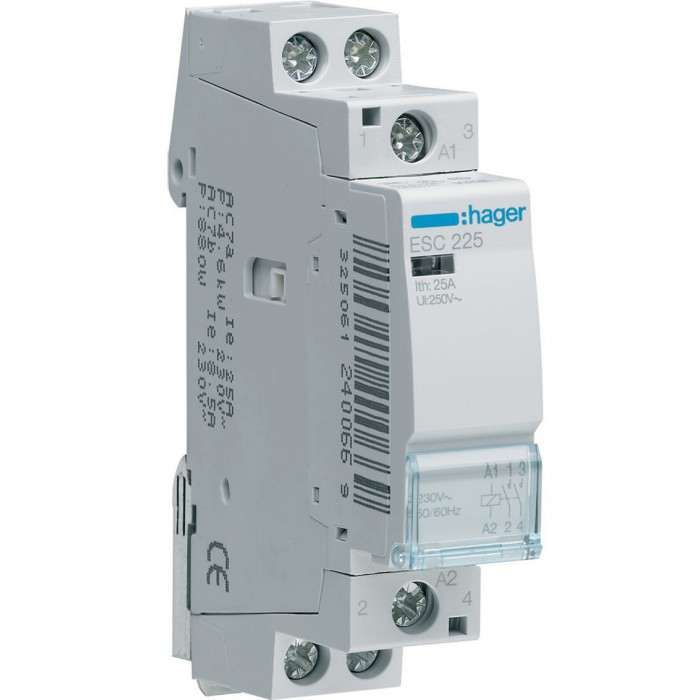 Контактор Hager модульний ESC227 427 225 463 465