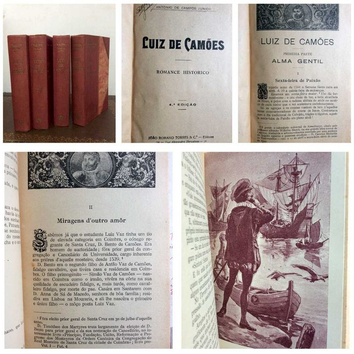 Luiz de Camões. [4.ª EDIÇÃO]. CAMPOS JUNIOR. (António Maria de).