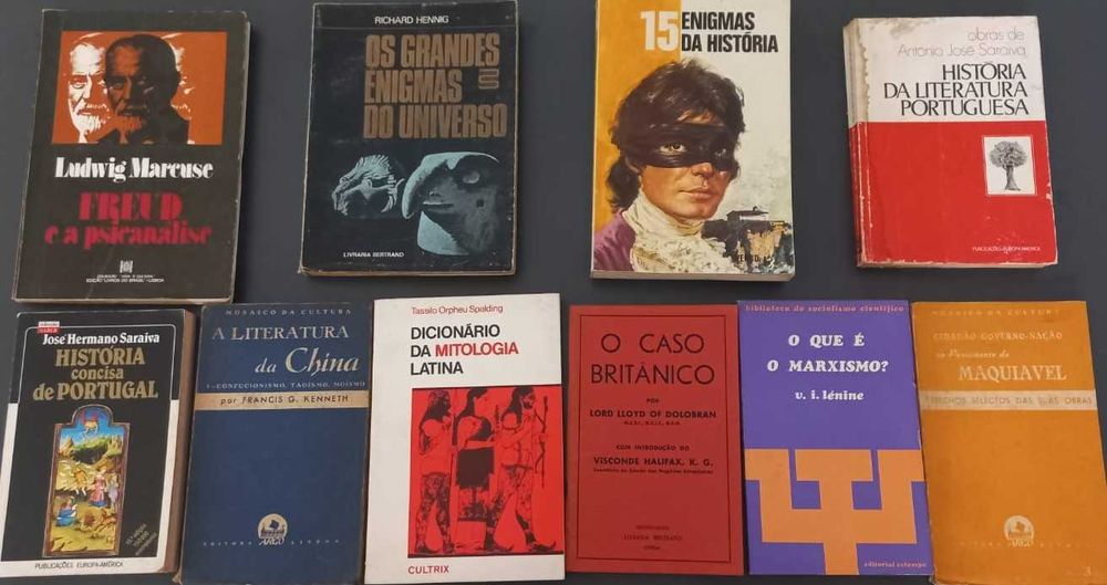 Romances Clássicos, Livros História, Política... - Antigos