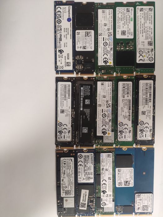 SSD m2 NVME 128Gb,  256Gb, 512Gb, 1 tb Samsung Hunix Toshiba, є перехідники до комп'ютера PCI e та  оперативна пам'ять RAM