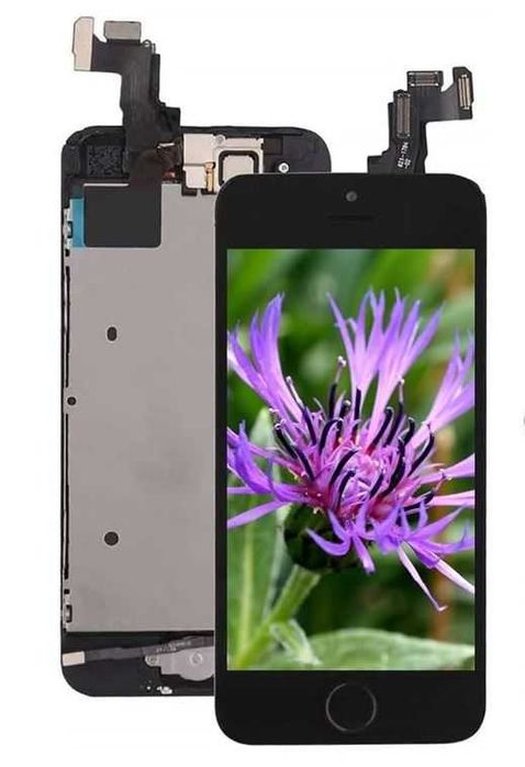 Guleek Ekran Wyświetlacz Z Przyciskiem Do Iphone 5S/SE