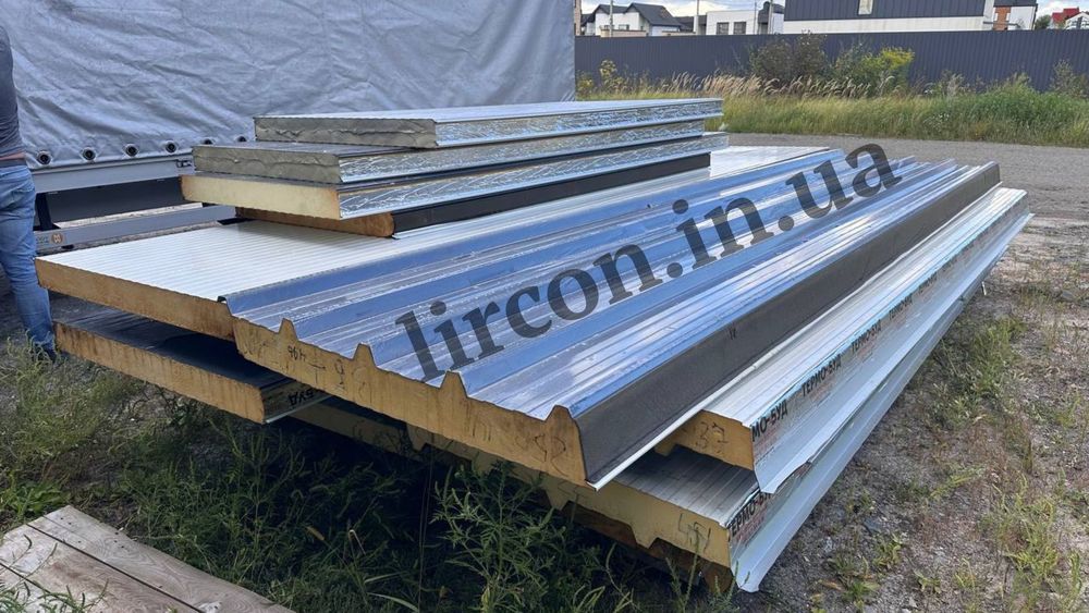 УНІВЕРСАЛЬНІ дахові сендвіч панелі | Панелі для промислових будівель