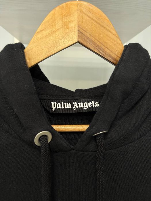PALM ANGELS Rhinestone Sprayed Hoodie