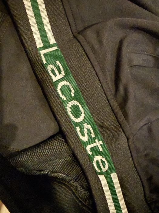 Dres Męski Set Lacoste Granatowy  Zielone Dodatki Premium XL Komplet