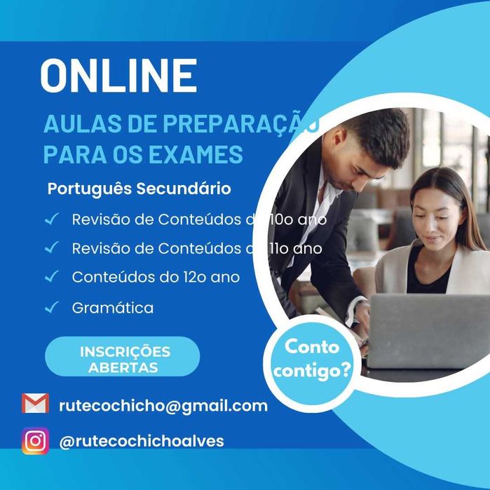 Explicações de preparação para exame Português 12o