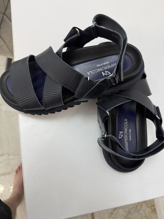Італійські шкіряні сандалі GIAMPIERONICOLA р.43 | Made in Italy