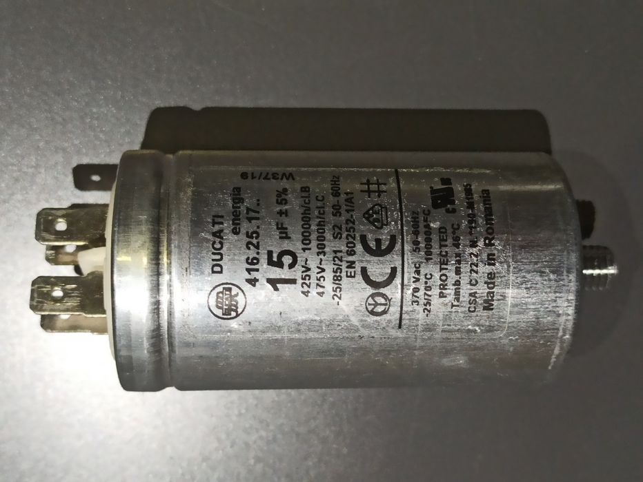 Kondensator suszarki Candy. Ducati 15