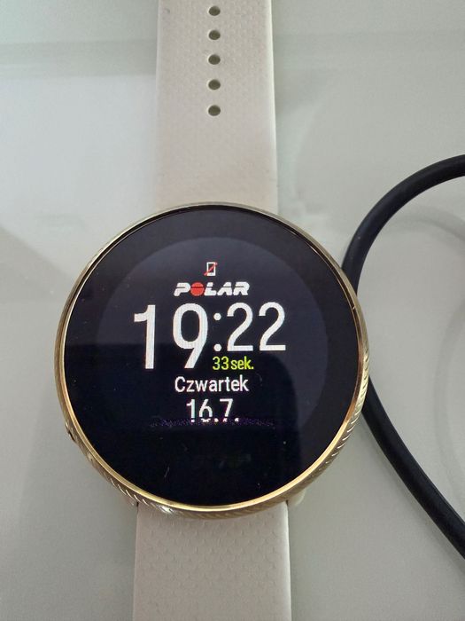 Zegarek polar Ignite 2 - ecru/złoty